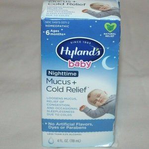 Baby Cold Hyland's Nighttime Infant Cough Mucus4oz